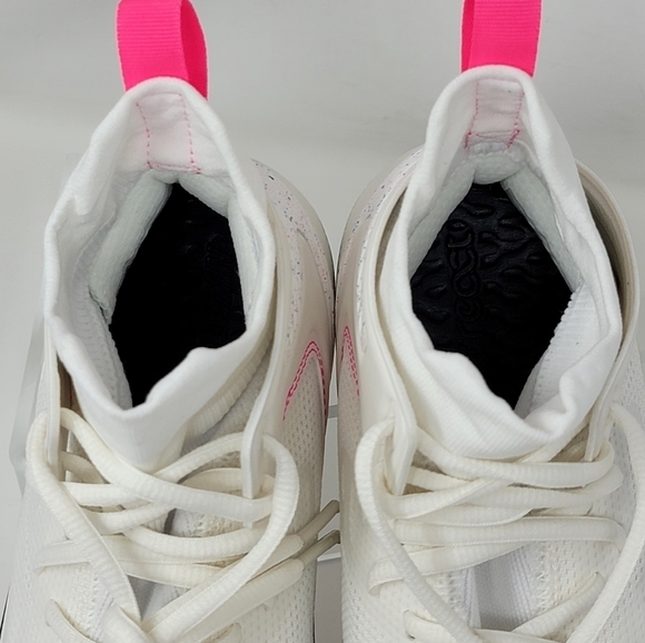 Nike Alpha Huarache 8 Elite LAX Lacrosse CW4440-116 White Pink Men Sz Multi New - Picture 8 of 10